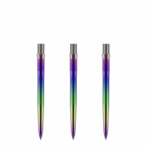 Caliburn Replaceable Dart Points Smooth Rainbow 28 MM