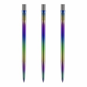 Caliburn Replaceable Dart Points Smooth Rainbow 40 MM