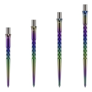 Caliburn Replaceable Dart Points Ripple No Lip Rainbow