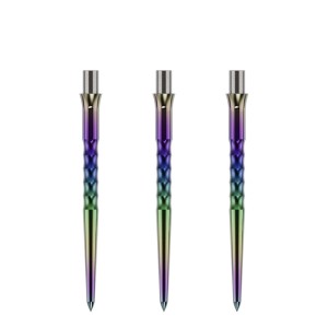 Caliburn Replaceable Dart Points Ripple No Lip Rainbow 32 MM