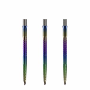 Caliburn Replaceable Dart Points Micro Grip Rainbow 32 MM