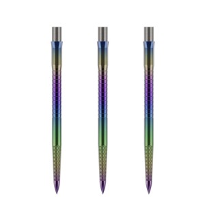 Caliburn Replaceable Dart Points Micro Grip Rainbow 36 MM