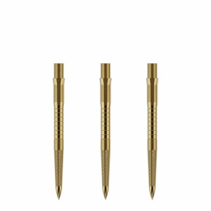 Caliburn Replaceable Dart Points Micro Grip Gold 28 MM