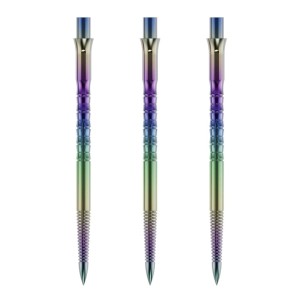 Caliburn Replaceable Dart Points Bamboo Rainbow 40 MM