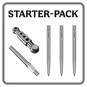 Caliburn Replaceable Points Starter Kit Spigots Points and Tools