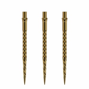 Caliburn Replaceable Dart Points Spiro No Lip Gold 36 MM