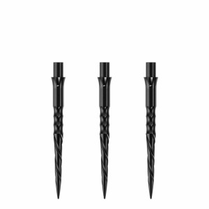 Caliburn Replaceable Dart Points Spiro No Lip Black 28 MM