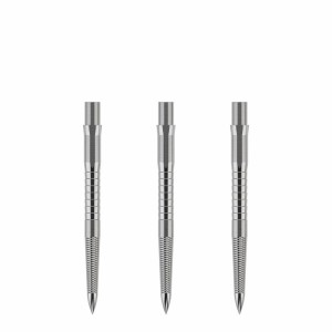 Caliburn Replaceable Dart Points Micro Grip Silver 28 MM