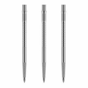 Caliburn Replaceable Dart Points Micro Grip Silver 40 MM