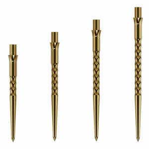 Caliburn Replaceable Dart Points Ripple No Lip Gold