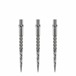 Caliburn Replaceable Dart Points Spiro No Lip Silver 30 Millimeter