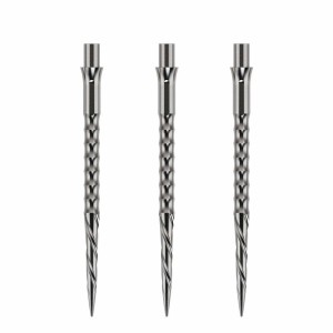Caliburn Replaceable Dart Points Spiro No Lip Silver 34 Millimeter