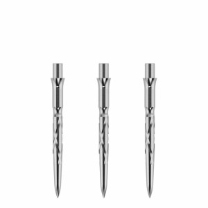 Caliburn Replaceable Dart Points HAN G2 Silver 28 MM