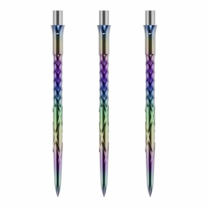 Caliburn Replaceable Dart Points HAN G2 Rainbow 40 MM