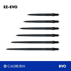 Caliburn EZ-EVO Dart Points Steel Tip Laser Armour Zwart