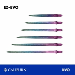 Caliburn EZ-EVO Dart Points Steel Tip Laser Armour Rainbow