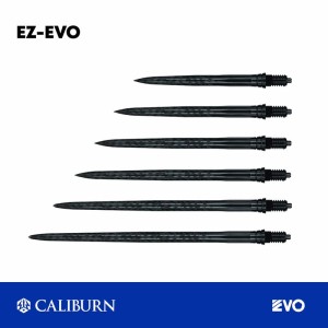 Caliburn EZ-EVO Dart Points Steel Tip Laser Lightning Zwart