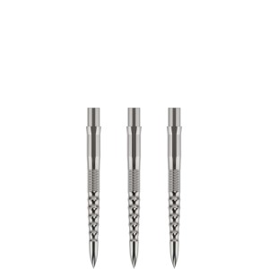Mission Caliburn Replaceable Dart Points Ripple Silver