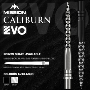 Mission Caliburn EVO Dart Points Mission Logo