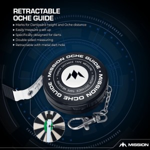 Mission Retractable Dartboard Measure