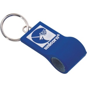 Unicorn Jiffy Dart Sharpener Keyring Blue