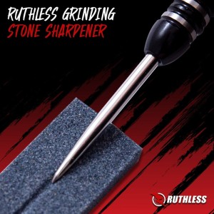 Ruthless Dart Sharpener Flat V Groove 4-Pack