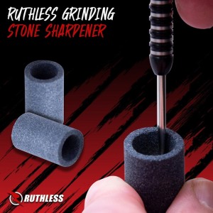 Ruthless Dart Sharpener Round Stone 2-Pack