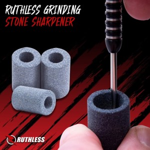 Ruthless Dart Sharpener Mini Round Stone 3-Pack