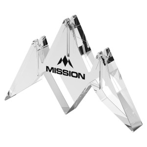 Mission Acrylic Dart Stand Logo 3 Darts