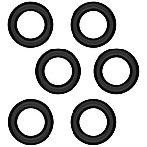 Designa O-Rings voor Aluminium Shafts 6 Stuks