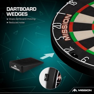 Mission Dartboard Wedges Pack 8 Black