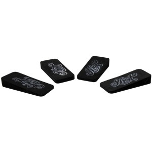Shot Foam Dartboard Wedges Pack 4 Black