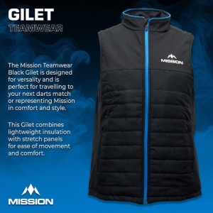 Mission Teamwear Gilet Black Adult
