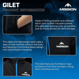 Mission Teamwear Gilet Black Adult