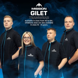 Mission Teamwear Gilet Black Adult