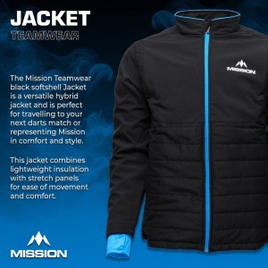 Mission Teamwear Softshell Jacket Black Adult