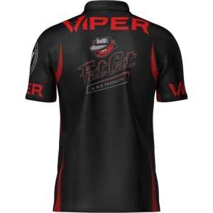 Viper Dart Shirt Logo Black & Red Back
