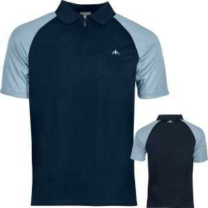 Mission EXOS Cool SL Dart Shirt Navy Blue & Sky