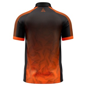 Arraz Chevron Black & Orange Dart Shirt