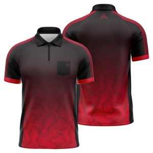 Arraz Chevron Black & Red Dart Shirt