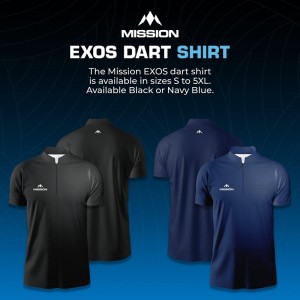Mission EXOS Cool Dart Shirt Navy Blue