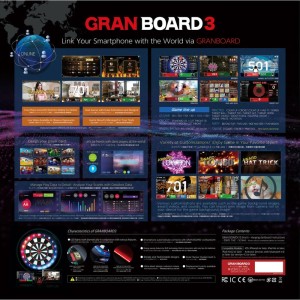 GranBoard 3S Electronic Dartboard White