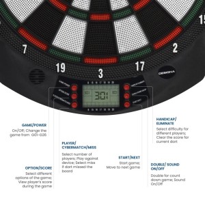Designa Electronic Soft Tip Dartboard