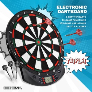 Designa Electronic Soft Tip Dartboard