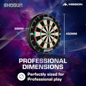 Mission Shogun Dartbord Set