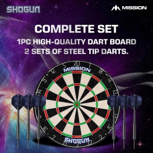 Mission Shogun Dartbord Set