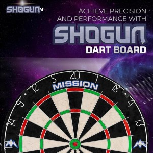 Mission Shogun Dartbord Set