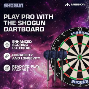 Mission Shogun Dartbord Set