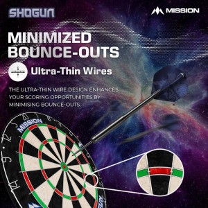 Mission Shogun Dartbord Set
