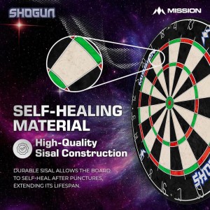Mission Shogun Dartbord Set